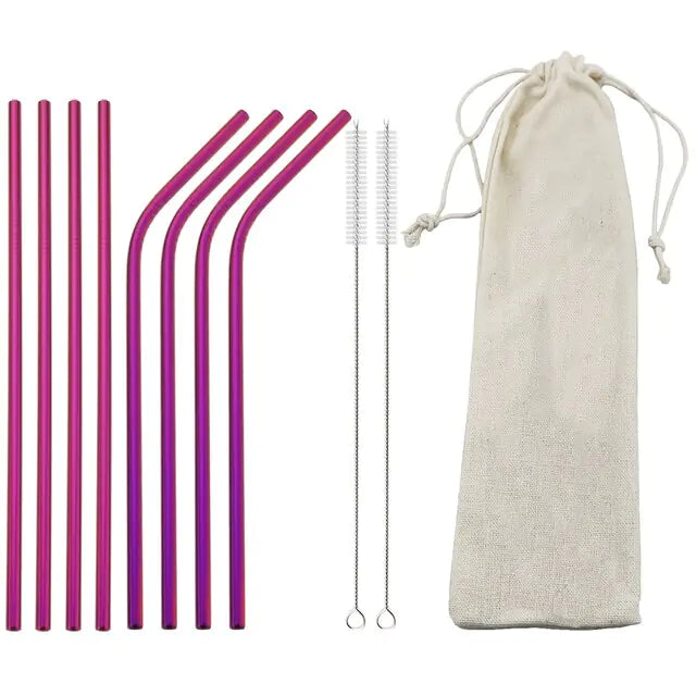 Eco Friendly Reusable Stainless Steel Straws