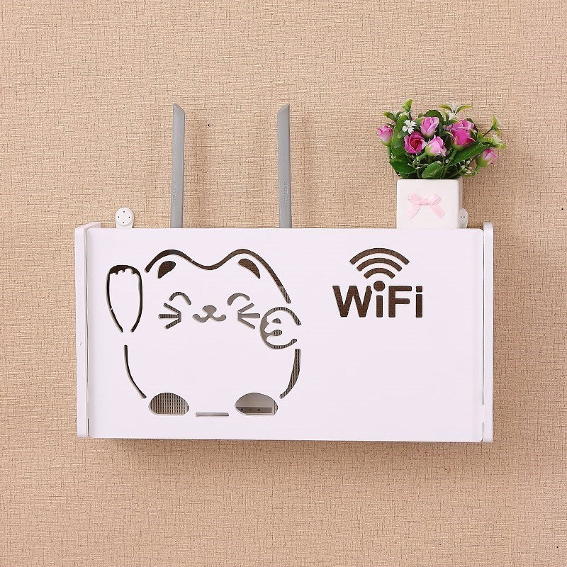 Eco friendly hanging Wifi Router Storage Boxes