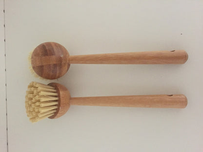 Bamboo Kitchen Brush with Handle