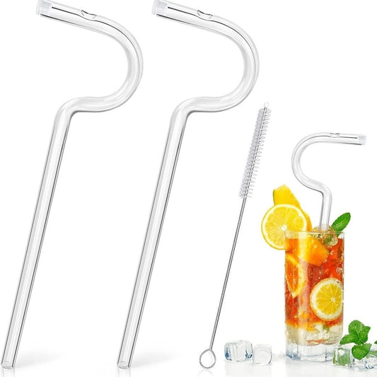 Anti-Wrinkle Straw: Elegant Glass Straws for Eco-Conscious Sipping