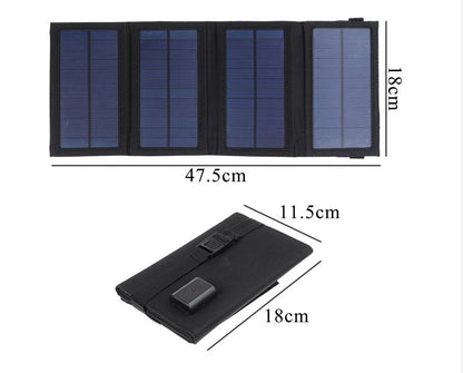 Outdoor 8W Solar Charger – Portable Folding Solar Panel for Mobile Power