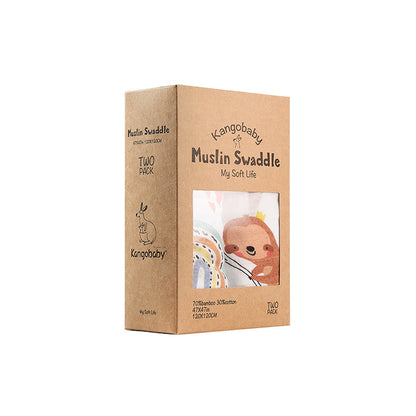 Newborn baby bamboo fiber gauze