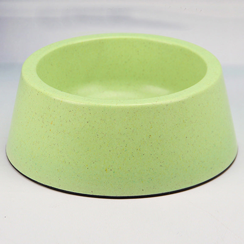 Bamboo fiber dog bowl