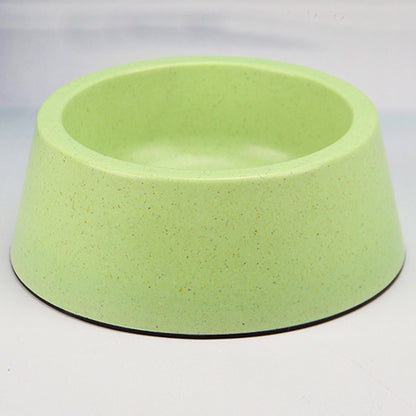 Bamboo fiber dog bowl