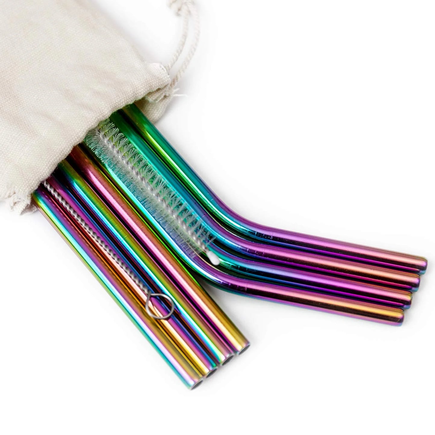 Colourful Reusable Stainless Steel Straws