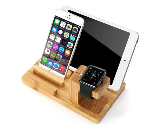 Natural Bamboo Charging Dock