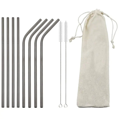 Eco Friendly Reusable Stainless Steel Straws