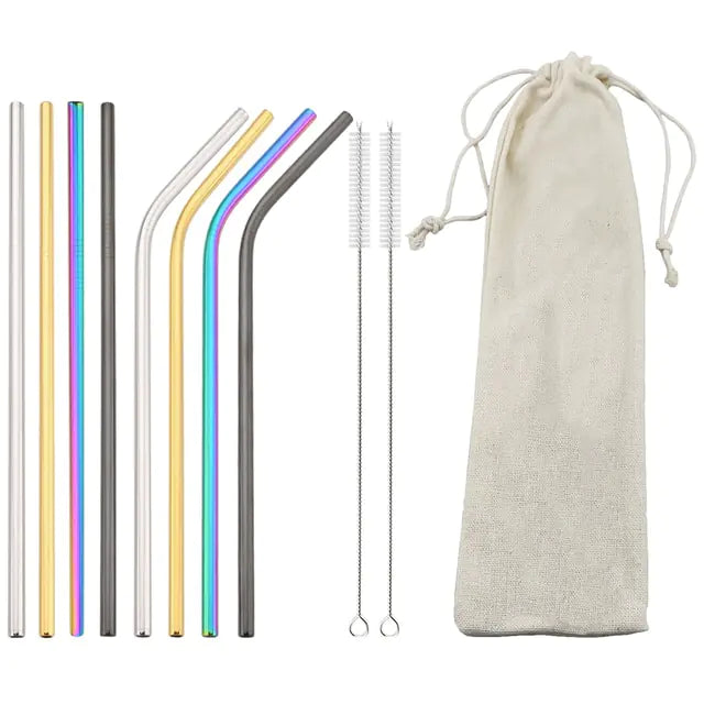 Eco Friendly Reusable Stainless Steel Straws