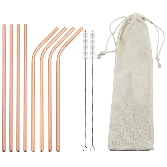 Eco Friendly Reusable Stainless Steel Straws