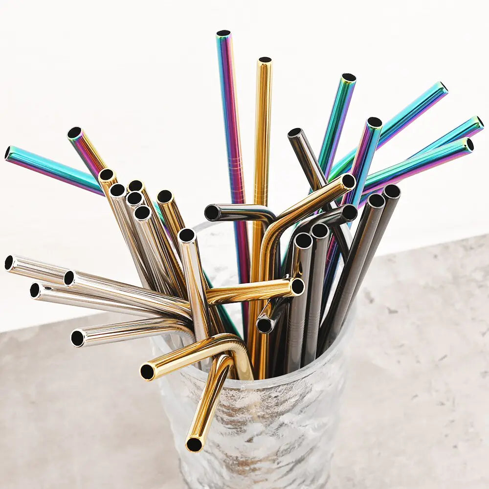 Eco Friendly Reusable Stainless Steel Straws