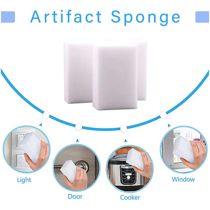 Efficient Cleaning with Melamine Magic Sponge